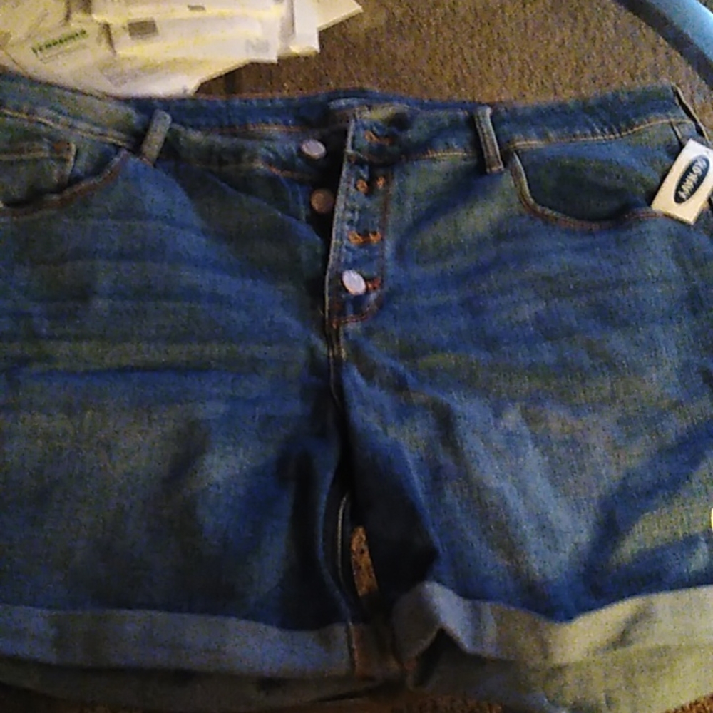 Women's old navy blue jean shorts